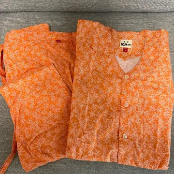 도쿄 에도이치 축제 코이구치 셔츠 슬림 팬츠 2종 세트