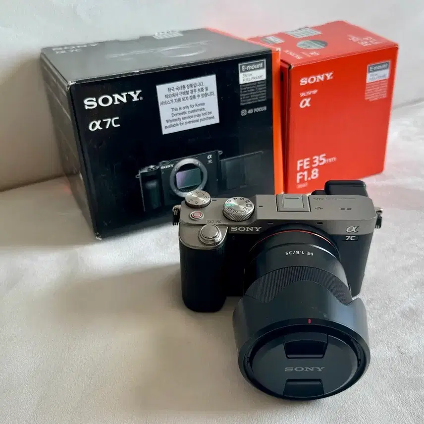 소니 A7C 풀프레임 카메라 (렌즈X)