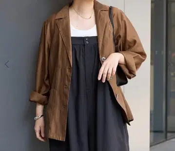 JOURNAL STANDARD 라이트 러프 크로스 자켓 시어 브라운