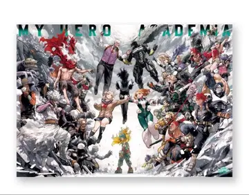 나의 히어로 아카데미아 원화전 키 비주얼 B2 포스터