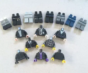 레고 미니 피규어 토르소 마네킹 8종, 다리 8종