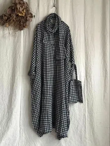 다니엘라 그레지스 깅엄 체크 원피스/드레스 벨트, 백 포함