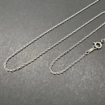 실버 925 팥 체인 목걸이 약 46cm SV925 각인 있음