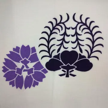 화류류 크레이프 원단 수건 2 춤 수건 일본 무용 소품