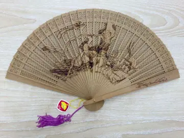 접이식 부채/부채 보관 케이스 그린 컬러