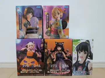 [ 미개봉 새상품 ] 리코리스 코일 피규어 5종 세트 치사토 & 타키나
