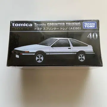 절판 토미카 프리미엄 40 도요타 스프린터 트레노(AE86) 미개봉