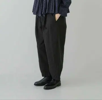 KAGURE 코튼 크롭 팬츠 코쿤 팬츠