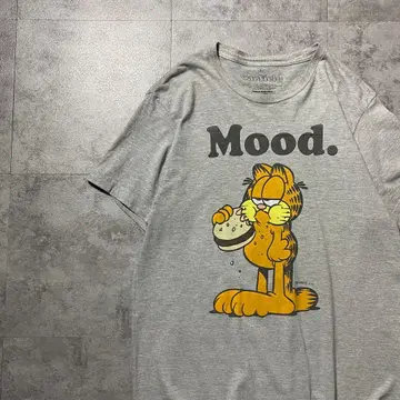 00's 가필드 프린트 그레이 티셔츠