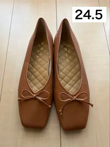 [최고 발레] PICHE 브라운 플랫슈즈 39(24.5cm)