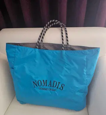 NOMADIS 노마디스 토트백 파란색 로고 포함 깔창 포함