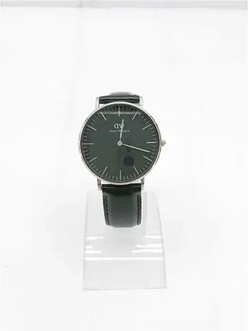 다니엘 웰링턴 클래식 블랙 가죽 남성용 손목시계