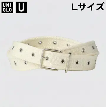 유니클로 U 테이프 벨트 내추럴 L
