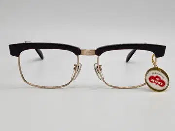 미사용 데드스탁 마스나가 안경 KOOKI 금장 브로우 사바에 제작