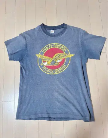 할리데이비슨 T셔츠 70s 빈티지 hanes USA제
