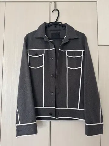 Kris Van Assche 07AW 파이핑 블루종 archive