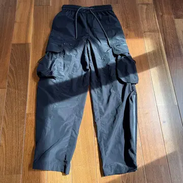 FENGGY 카고 팬츠 블랙 M 사이즈 와이드 팬츠 모드 스타일