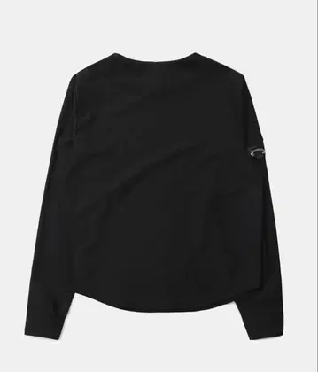 BADBLOOD 바이퍼 로고 보트넥 롱 슬리브 - 블랙 M