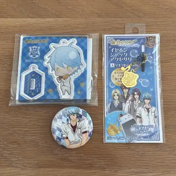 황금의 코르다 4 키사라기 쿄야 아크릴 스탠드 이어폰 잭 캔뱃지 세트