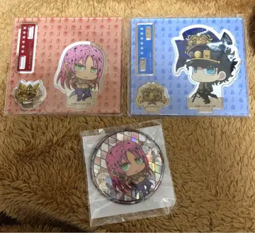 디오아보로 죠타로 아크릴 스탠드 캔뱃지 죠죠 월드