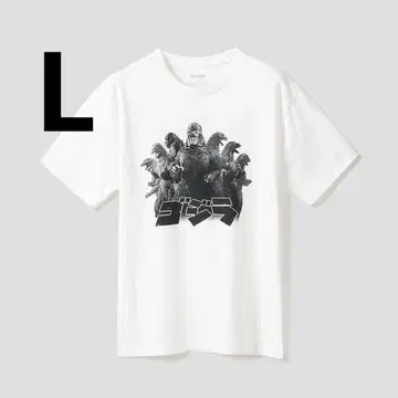 그라니프 고질라 T셔츠 화이트 L 사이즈 GODZILLA
