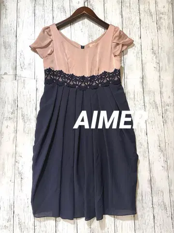 AIMER 에메 드레스 경사 결혼식 2차 모임 연회 발표회 M 사이즈
