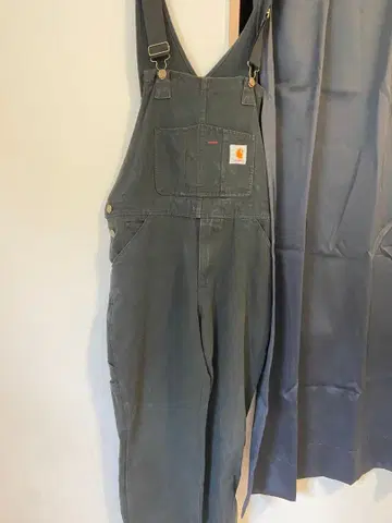 Carhartt 다크 그레이 오버롤