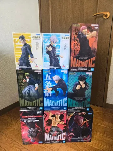 주술회전 인기 미개봉 프라이스 피규어 9체 세트 피규어 묶음 판매