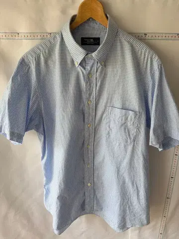 귀한 XL 가마쿠라 셔츠 Maker's Shirt 반팔 셔츠 깅엄 체크