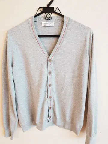 BRUNELLO CUCINELLI 그레이 V넥 가디건