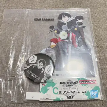 제일복권 C상 아크릴 보드 윈드 브레이커 당 타키이시 E상 캔뱃지