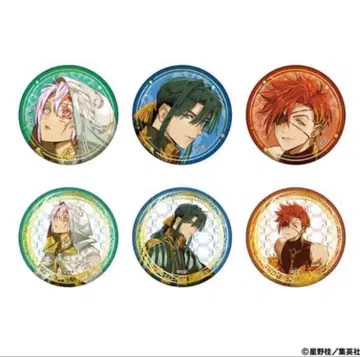 D.Gray-man 금박 캐릭터 배지 컬렉션 전 6종 컴플리트