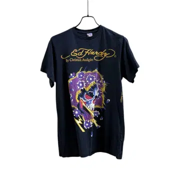 Ed Hardy 스컬 셔츠 블랙
