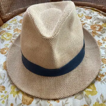 밀짚모자 페도라 스타일 베이지