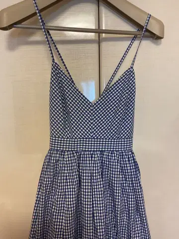 제이크루 체크 롱 원피스