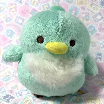 민트노코토리 봉제 인형 리락쿠마 스완과 골드 컬러 꽃 테마 중고