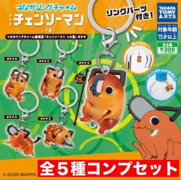 연결 반지 참 메지루시 액세서리 포치타 전 5종 컴프 세트