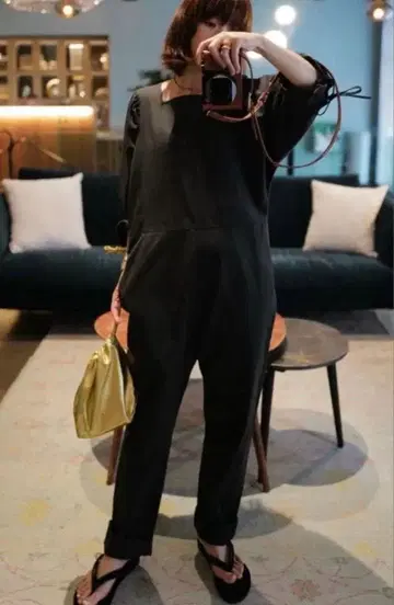 R.H.Vintage 스퀘어 넥 점프수트