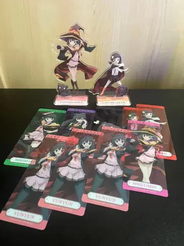 [ 묶음 판매 ] GIGO 한정판 아크릴 스탠드 등 메구밍 코멧코 외