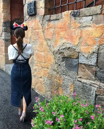 질바이 데님 오버롤 스커트