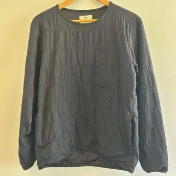 스노우피크 블랙 맨투맨 M