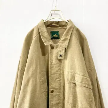 90s LINEN 린넨 자켓 헌팅 코트 빈티지 USA