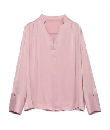 스키퍼 넥 프론트 개더 블라우스 anuans