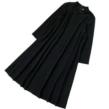 새상품급 시선당 Ts 컬렉션 크레이프 원단 롱 원피스 블랙 히토시 타무라