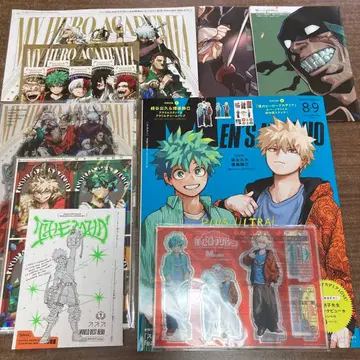 히로아카 남성용 논노 점프 GIGA 최강 점프 부록 아크릴 스탠드 포스터