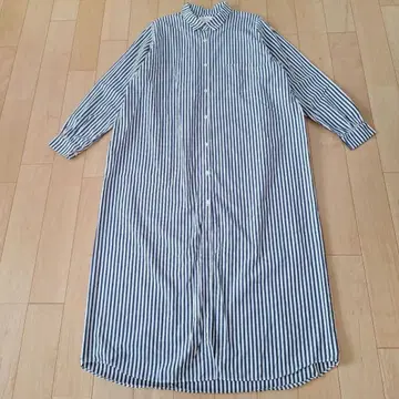 GALLEGO DESPORTES 스트라이프 롱 셔츠 원피스