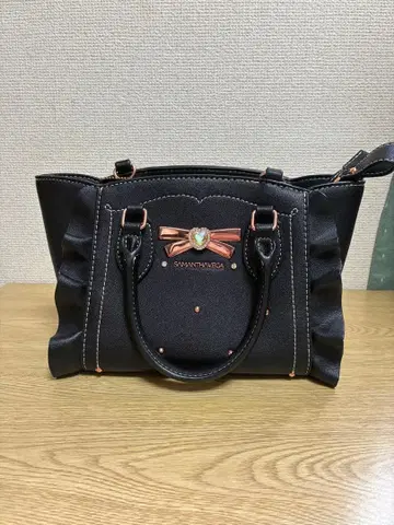 [ SAMANTHAVEGA 덤 포함 ] 사만사베가 리본 스터드 플러터 소