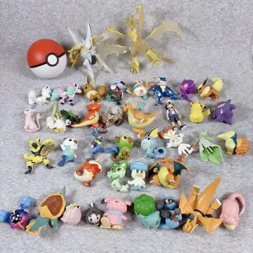 몬스터 컬렉션 묶음 판매 30체 + 몬스터볼 + 식품 완구