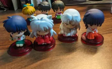 이누야샤 캐릭터 피규어 7체 세트 오스와리타이