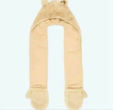 디즈니 곰돌이 푸 팬캡 머플러 방한 모자 포함